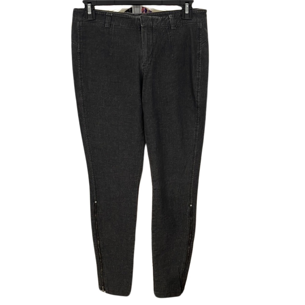 Vince jeans‎ side zippers 4 Black Grey Denim Lightweight Cotton Skinny